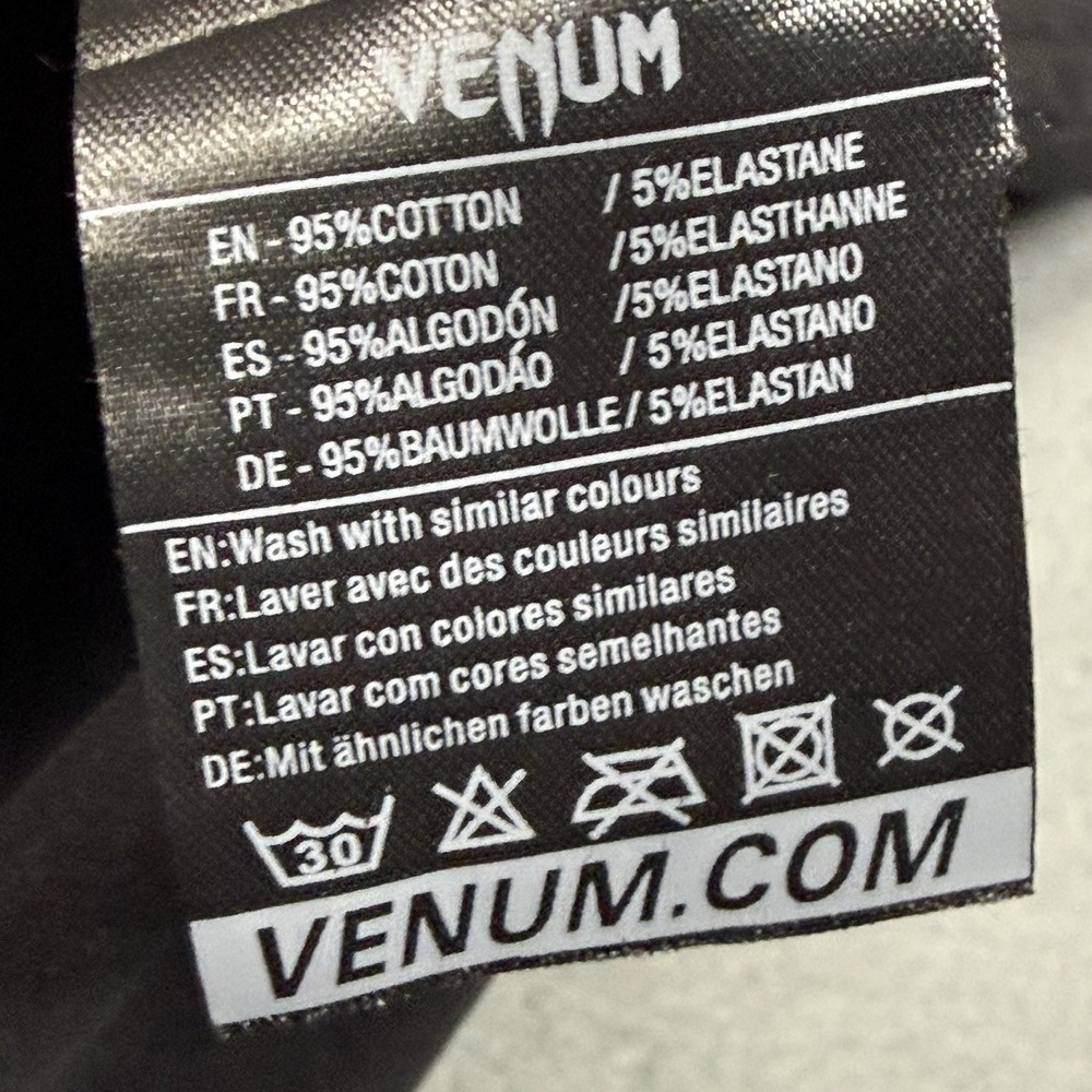 UFC Venum Mens XL Long Sleeve Shirt Black Camo MMA Athletic Tee Performance - Picture 6 of 8